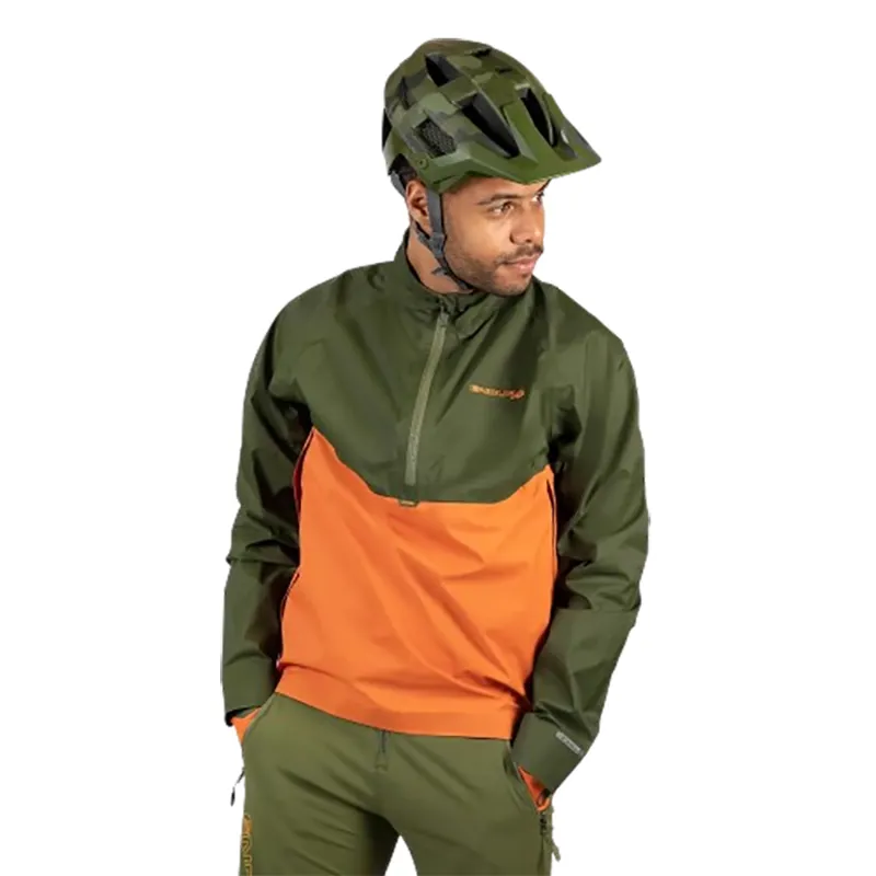 Endura MT500 Lite Pullover Waterproof Jacket Harvest